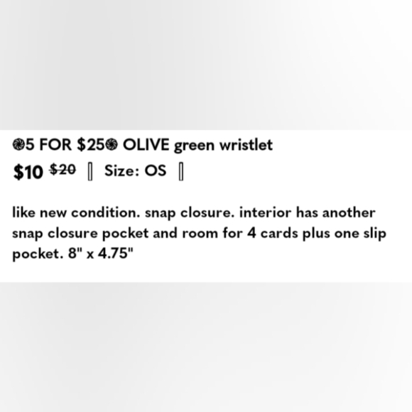 O'Love Flowers Upcycle Bundle Olive Khaki Joggers, Smocked Chambray Top, Wristlt - Picture 6 of 9